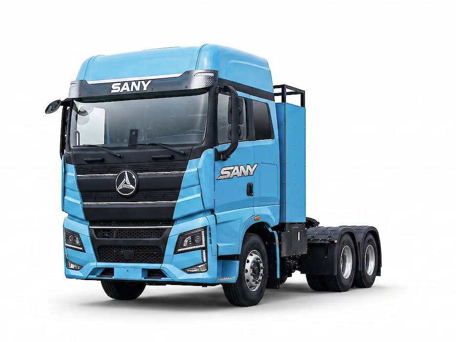 Электрический седельный тягач SANY S653 TE6х4G